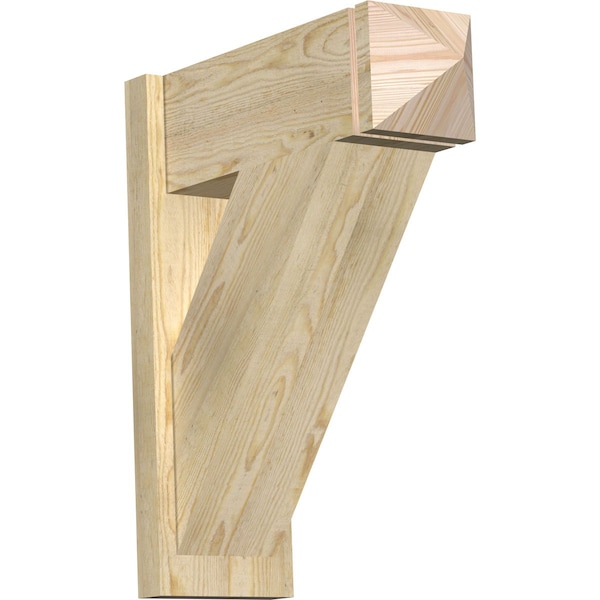Ekena Millwork Traditional Rough Sawn Arts and Crafts Outlooker, Douglas Fir, 8"W x 22"D x 26"H OUT08X22X26TRA03RDF - main